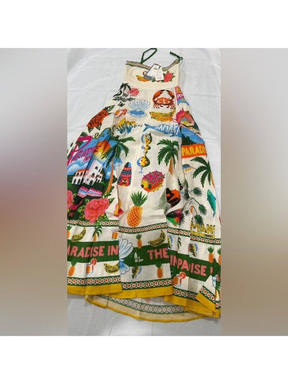 NWT ALÉMAIS Paradiso Midi Dress - Picture 4 of 5